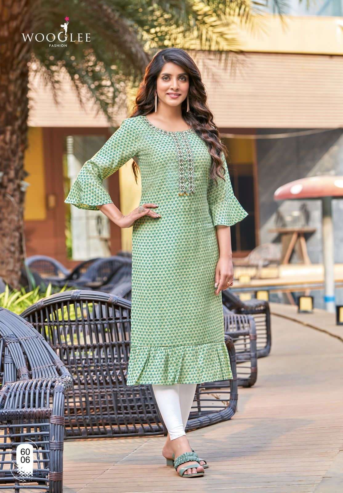 Wooglee TARANG Rayon Kurti Wholesale catalog