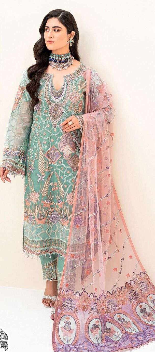 Zaha Ramsha Vol 11 Embroidery Pakistani Salwar Kameez Wholesale catalog