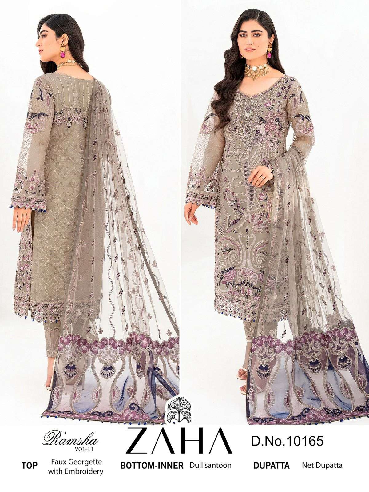 Zaha Ramsha Vol 11 Embroidery Pakistani Salwar Kameez Wholesale catalog