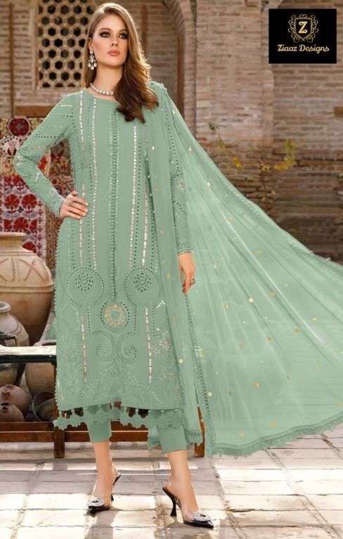 Ziaaz Designs 240 A And B Designer Pakistani Suits Wholesale catalog