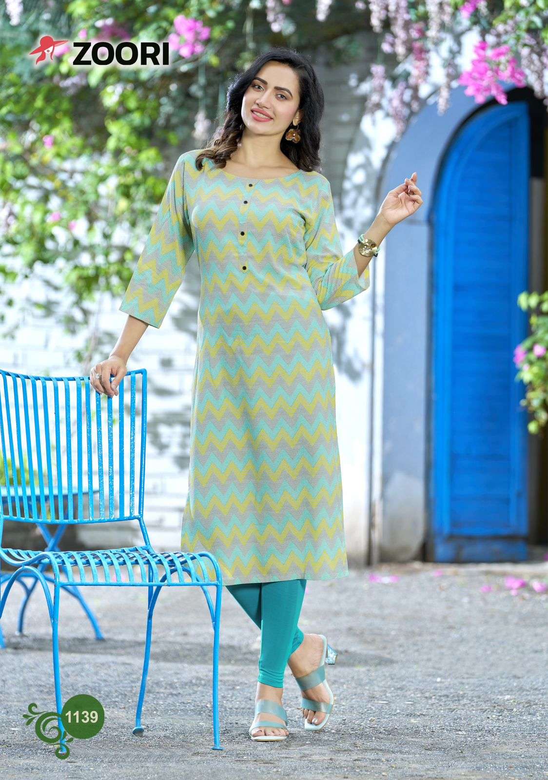 ZOORI Akshara Vol 23 Rayon Kurti Wholesale catalog