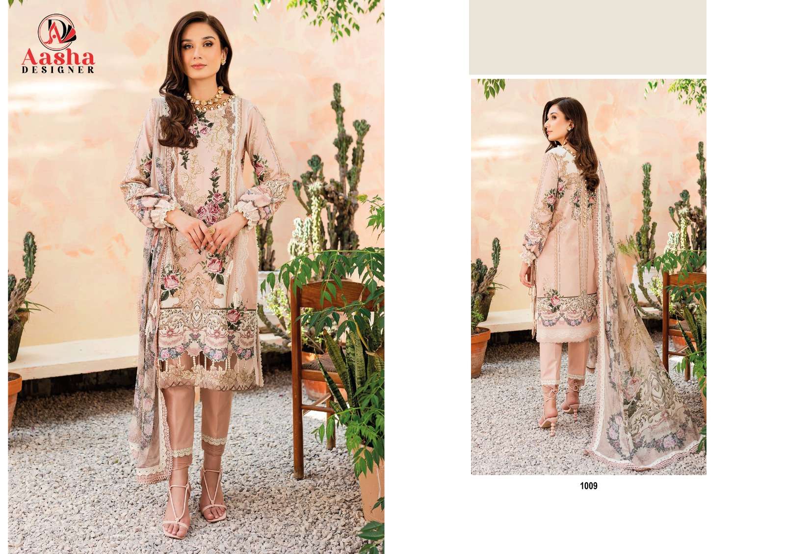 Aasha Queens Vol 2 Lawn Cotton Pakisatni Salwar Suits Wholesale catalog