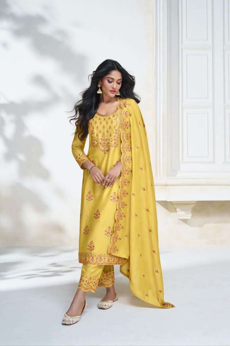 AASHIRWAD CREATION OLIVE   Salwar kameez Wholesale catalog