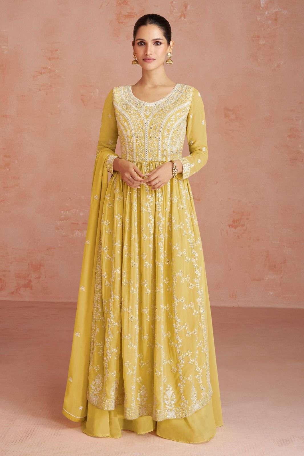 AASHIRWAD INAYA GEORGETTE Salwar kameez Wholesale catalog