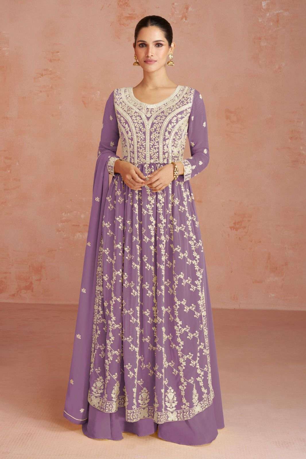 AASHIRWAD INAYA GEORGETTE Salwar kameez Wholesale catalog