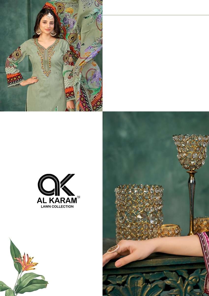 Al Karam Gulfam Vol-3 – Dress Material - Wholesale Catalog