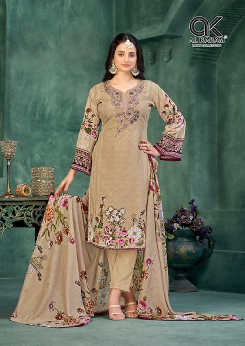 Al Karam Gulfam Vol-3 – Dress Material - Wholesale Catalog