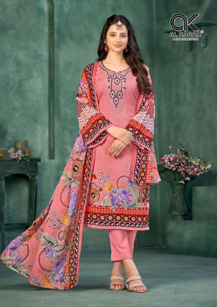 Al Karam Gulfam Vol-3 – Dress Material - Wholesale Catalog