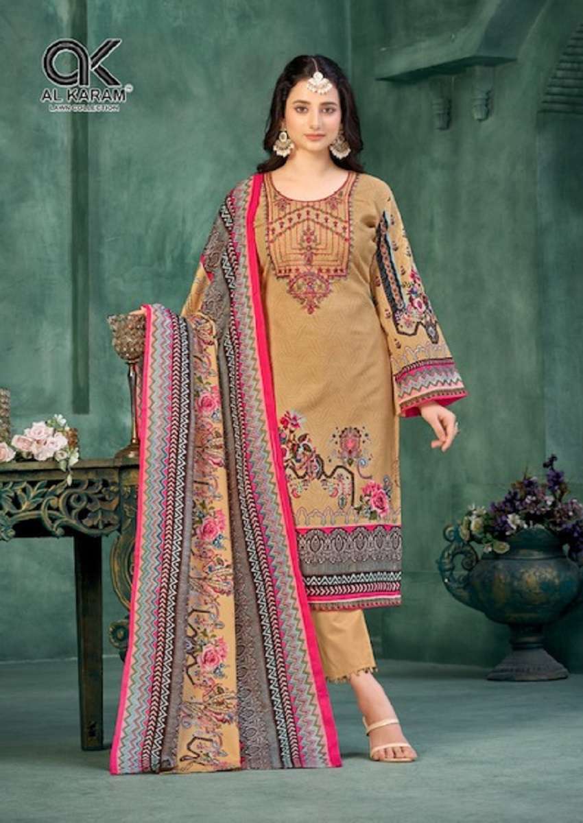 Al Karam Gulfam Vol-3 – Dress Material - Wholesale Catalog