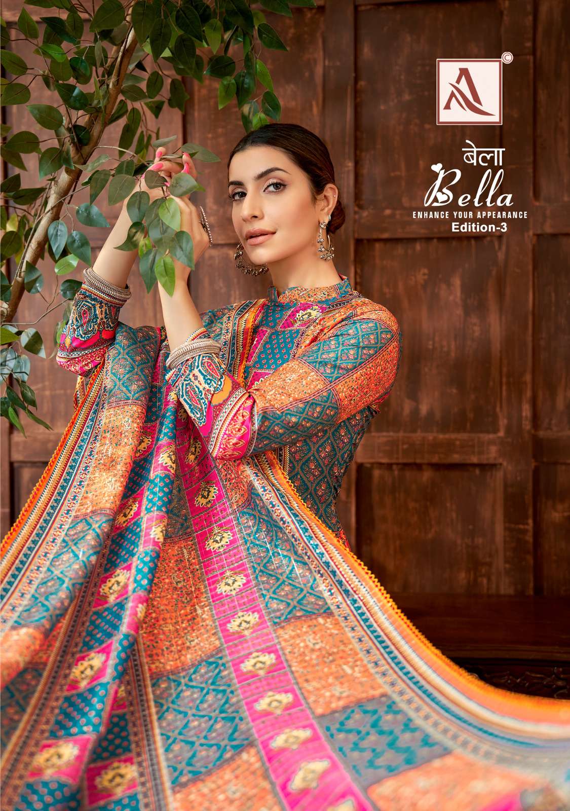  Alok Suit BELLA EDITION 3 Maslin Designer Dress Wholesale catalog