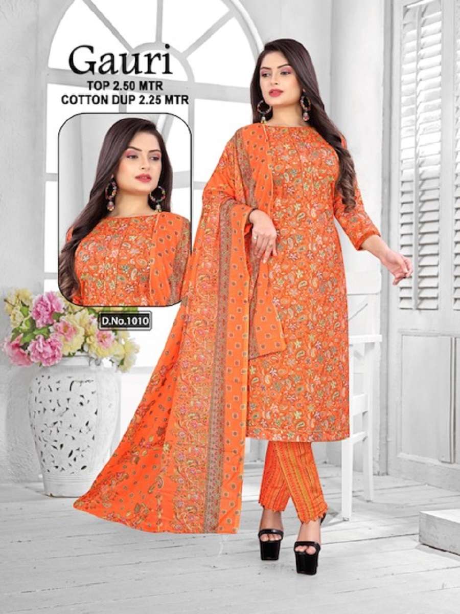 Amit Gauri Vol-1 - Dress Material  - Wholesale Catalog 