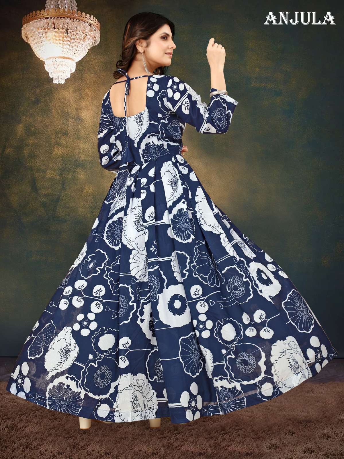 ANJULA VOL-1 Muslin Gown Kurti Wholesale catalog