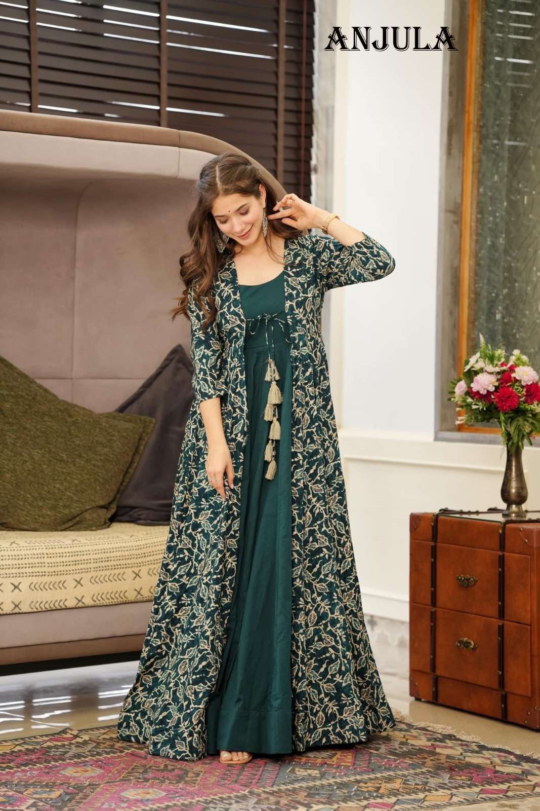  ANJULA VOL-2  D - ANJU52 Kurti Wholesale catalog