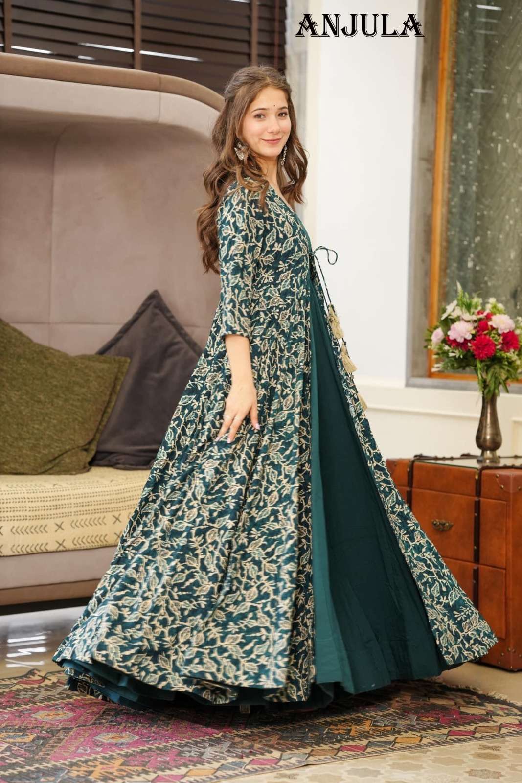  ANJULA VOL-2  D - ANJU52 Kurti Wholesale catalog