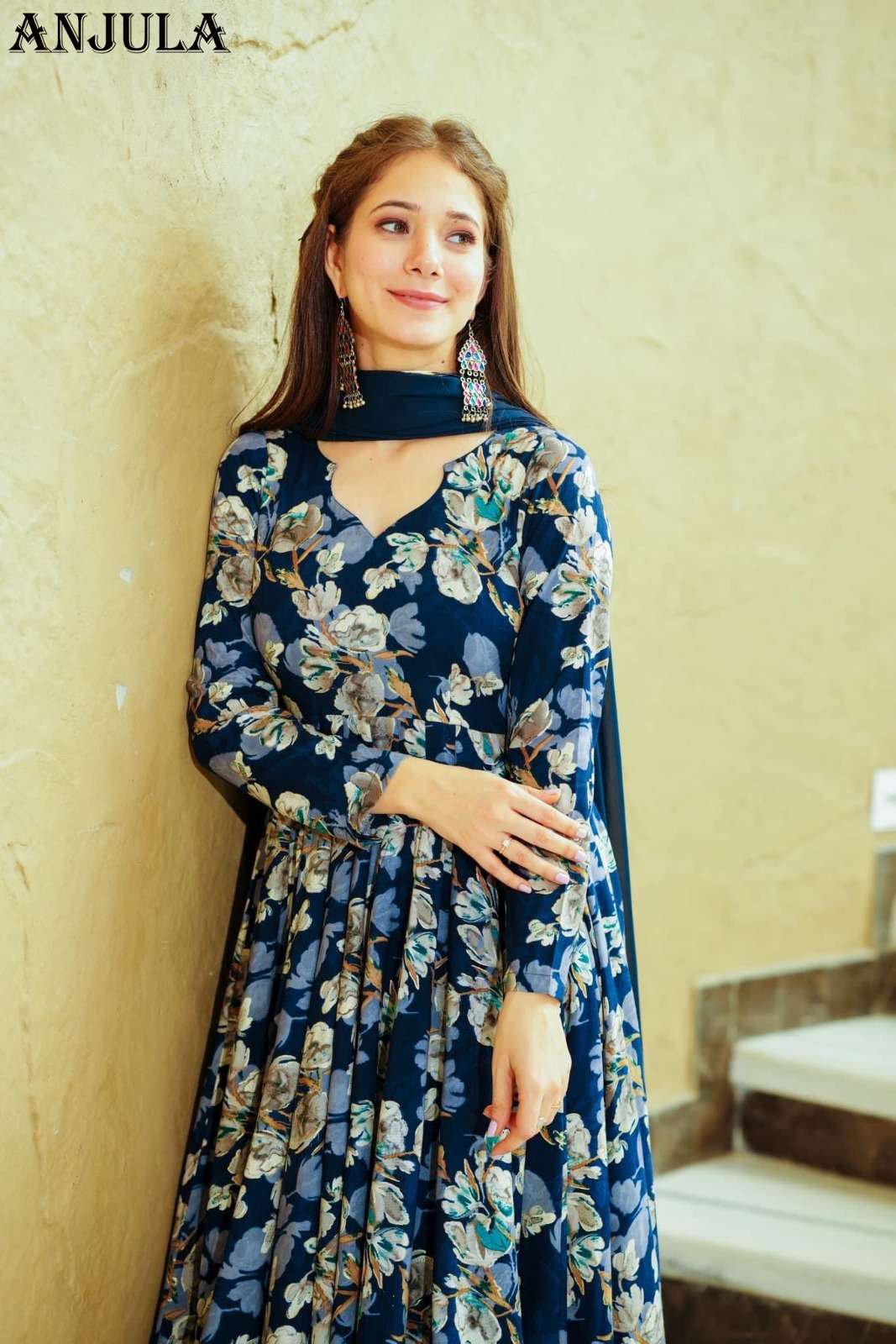 ANJULA VOL-2 D - ANJU53 Kurti Wholesale catalog