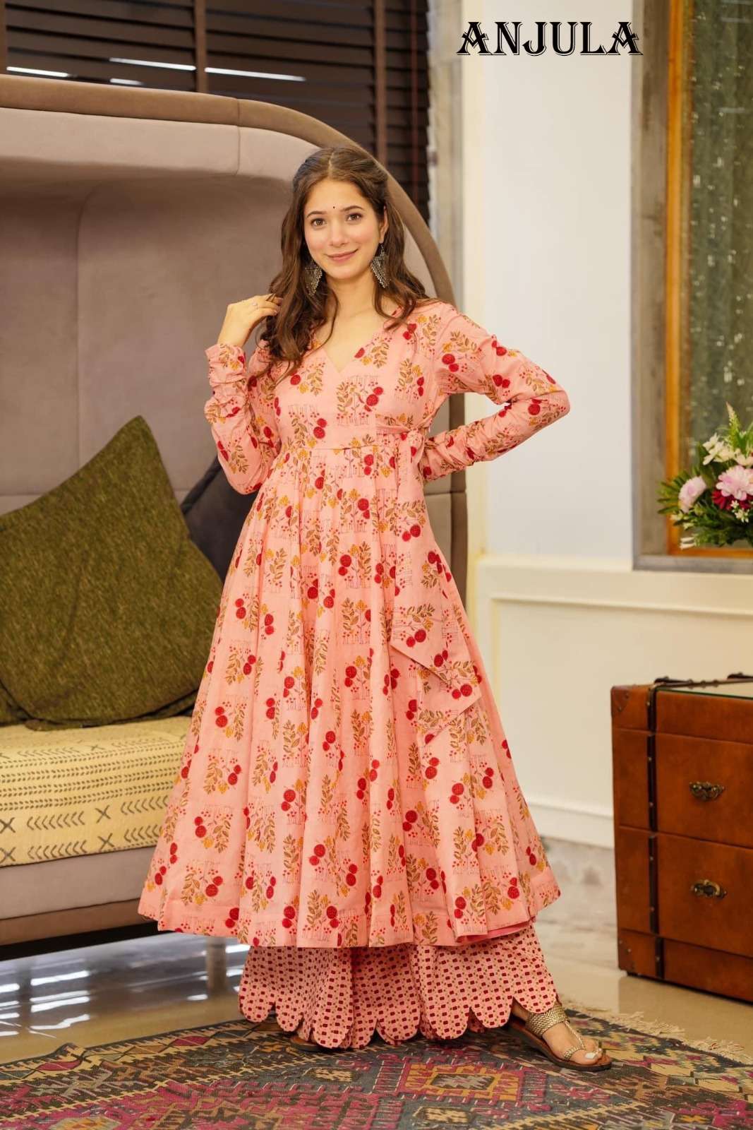 ANJULA VOL-2 D - ANJU54 Kurti Wholesale catalog