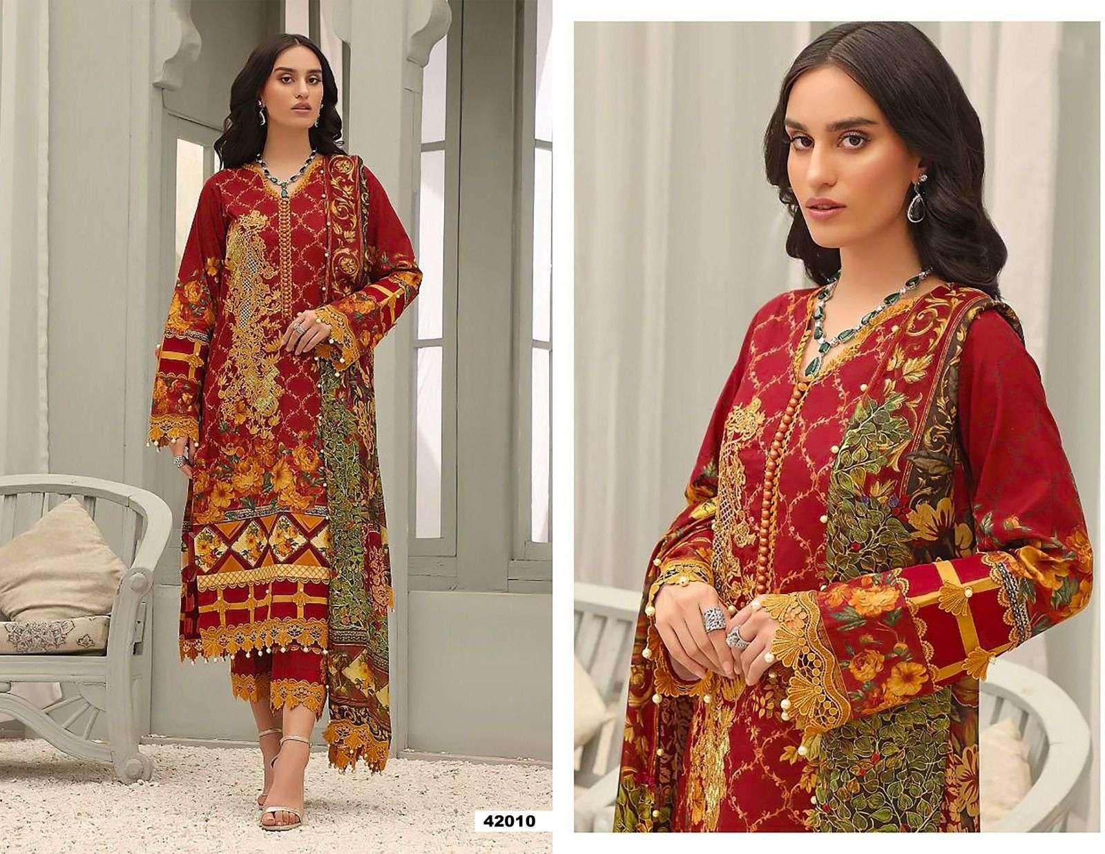 APANA COTTON RAZIA SULTAN vol-42 Salwar Kameez Wholesale catalog