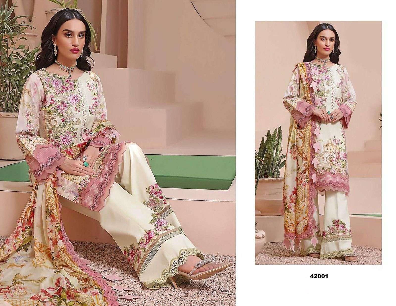 APANA COTTON RAZIA SULTAN vol-42 Salwar Kameez Wholesale catalog