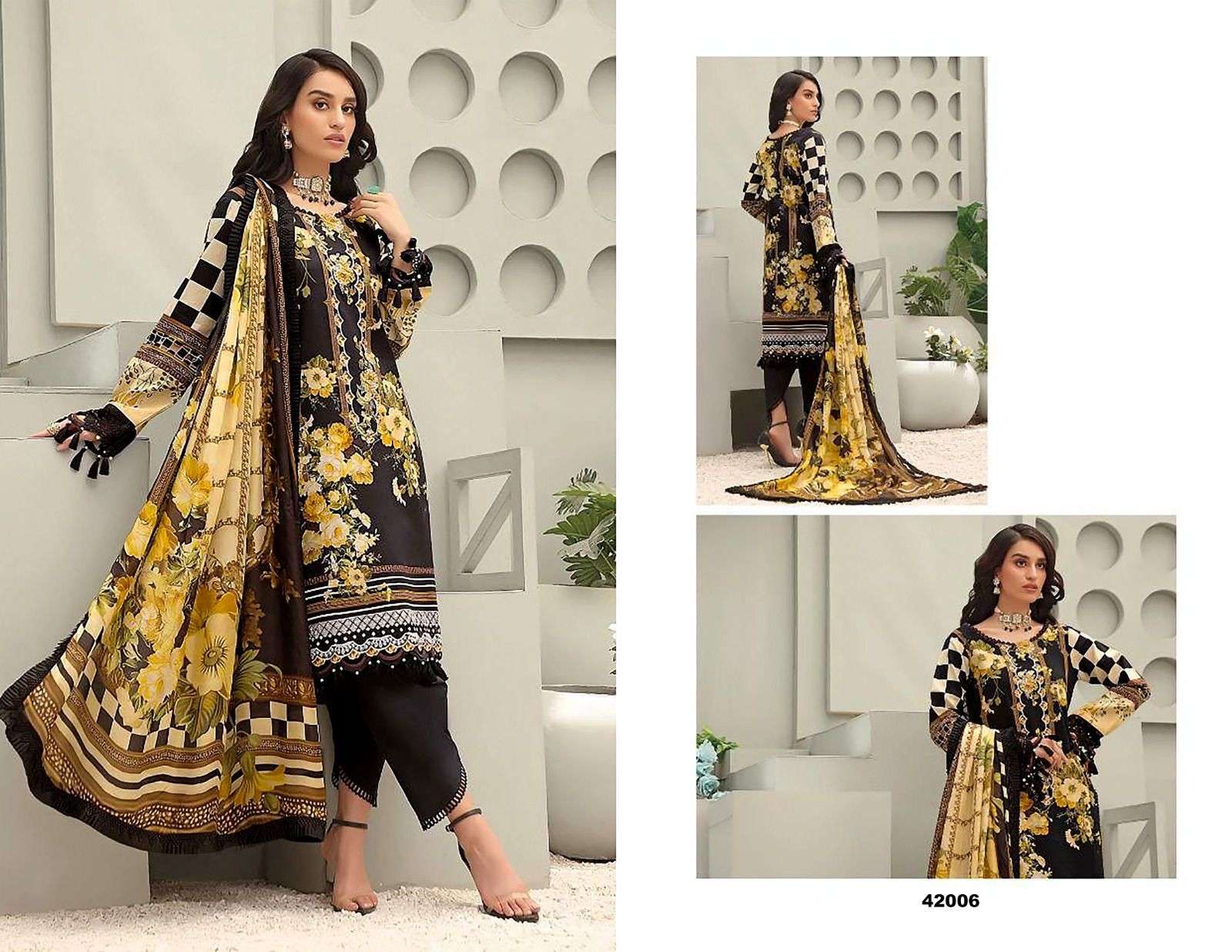 APANA COTTON RAZIA SULTAN vol-42 Salwar Kameez Wholesale catalog