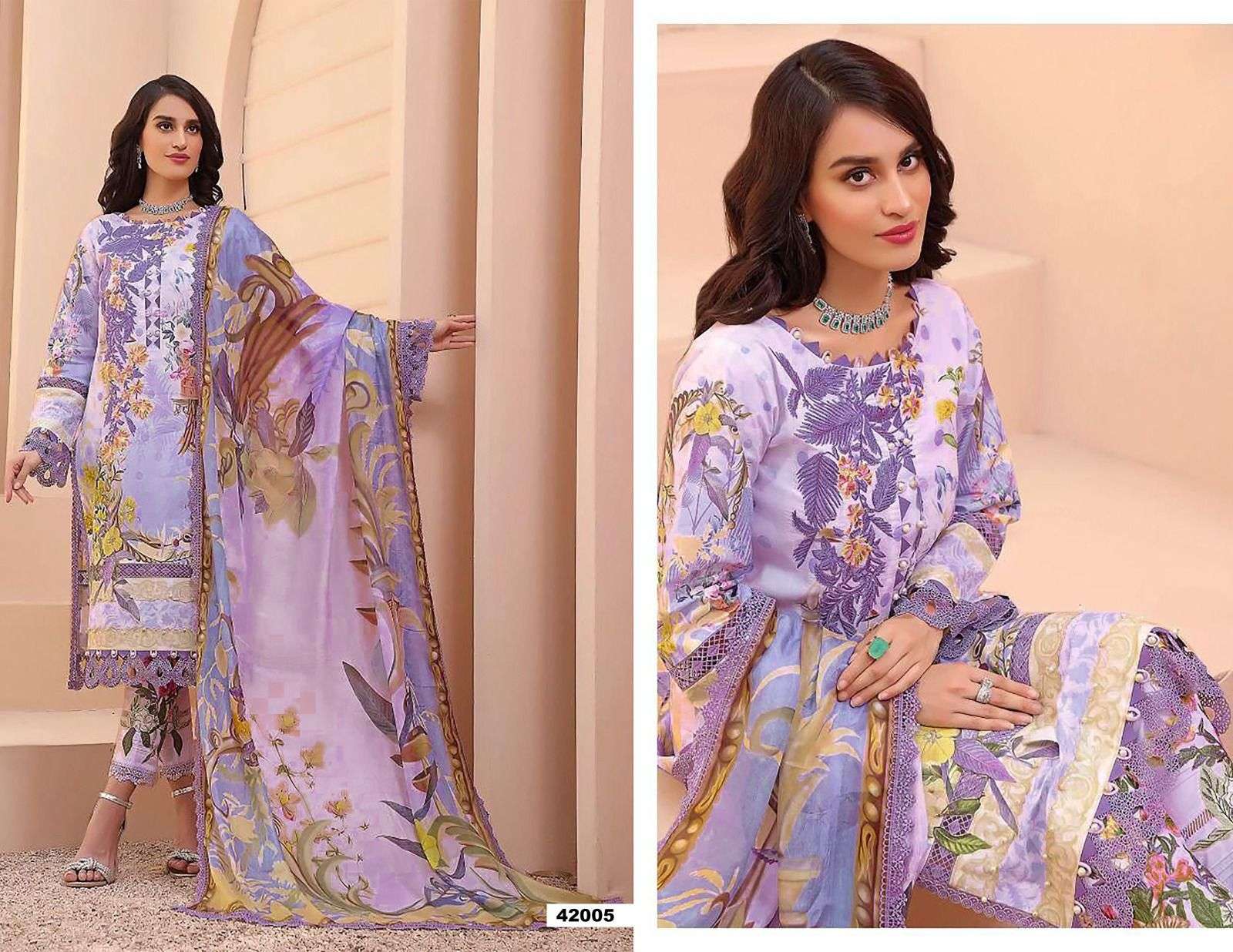 APANA COTTON RAZIA SULTAN vol-42 Salwar Kameez Wholesale catalog