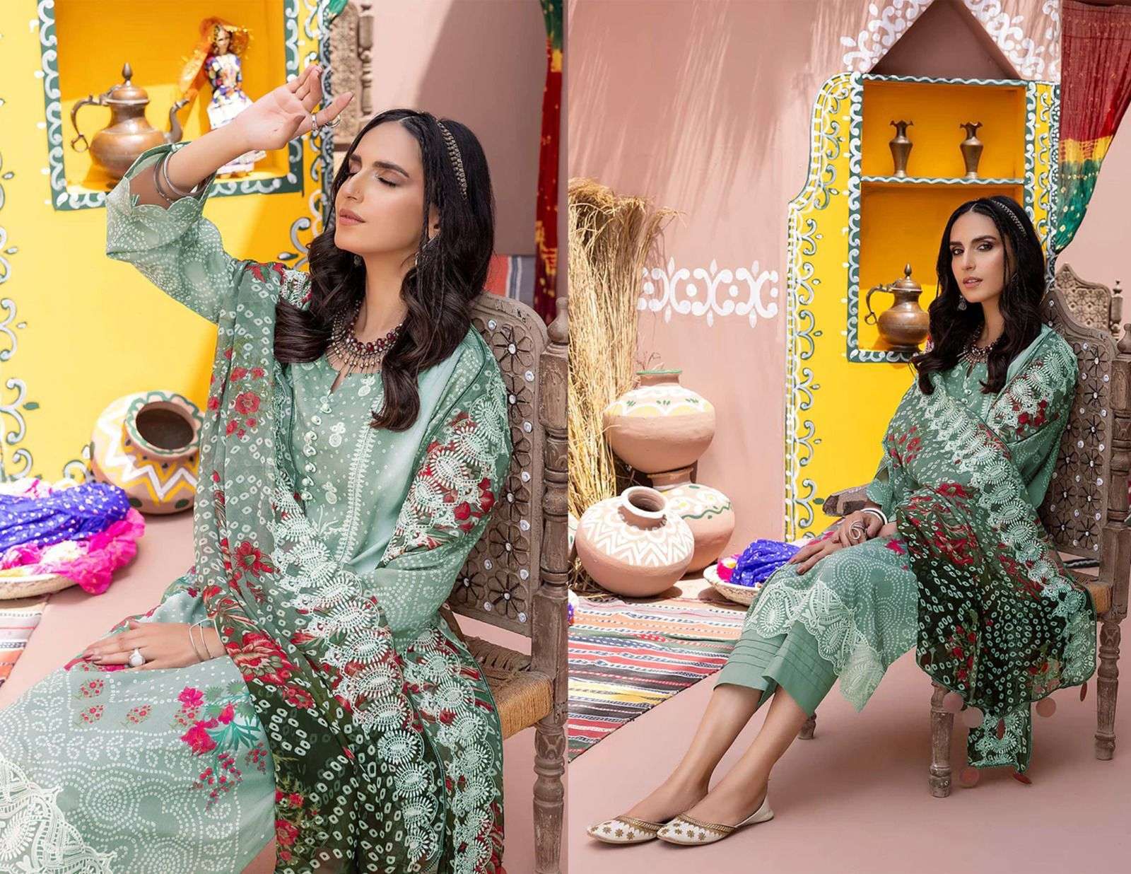 APANA COTTON RAZIA SULTAN vol-42 Salwar Kameez Wholesale catalog