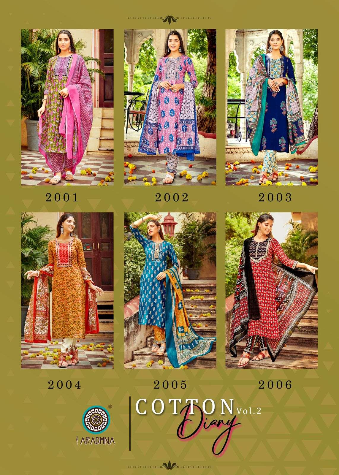 ARADHNA  COTTON DIARY VOL 2 Kurti Wholesale catalog