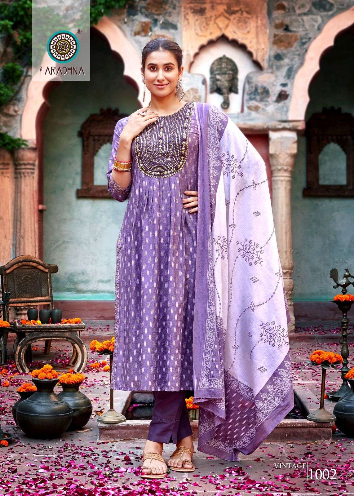 ARADHNA  VINTAGE VOL 1 Nayra Cut Kurti Wholesale catalog