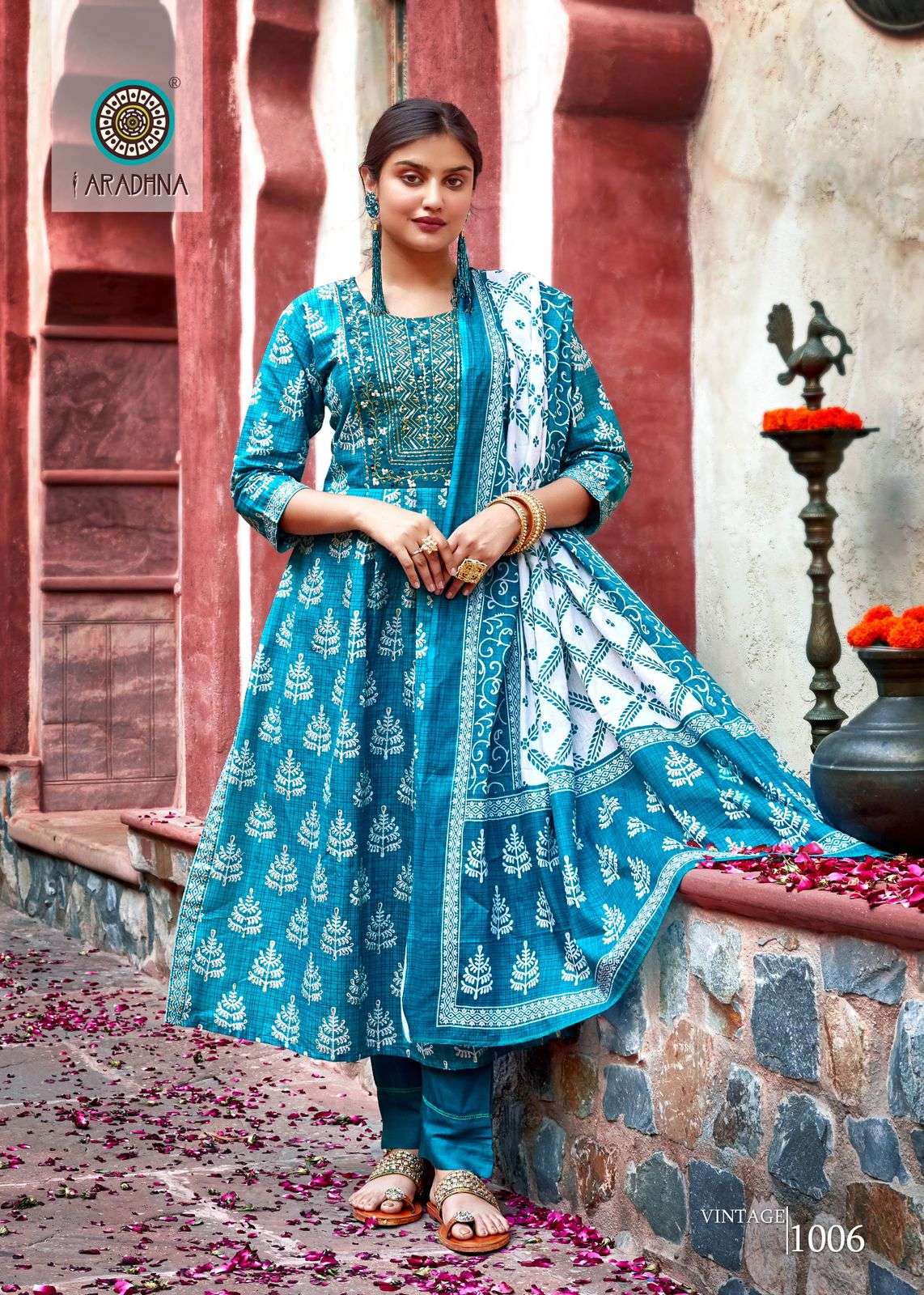 ARADHNA  VINTAGE VOL 1 Nayra Cut Kurti Wholesale catalog