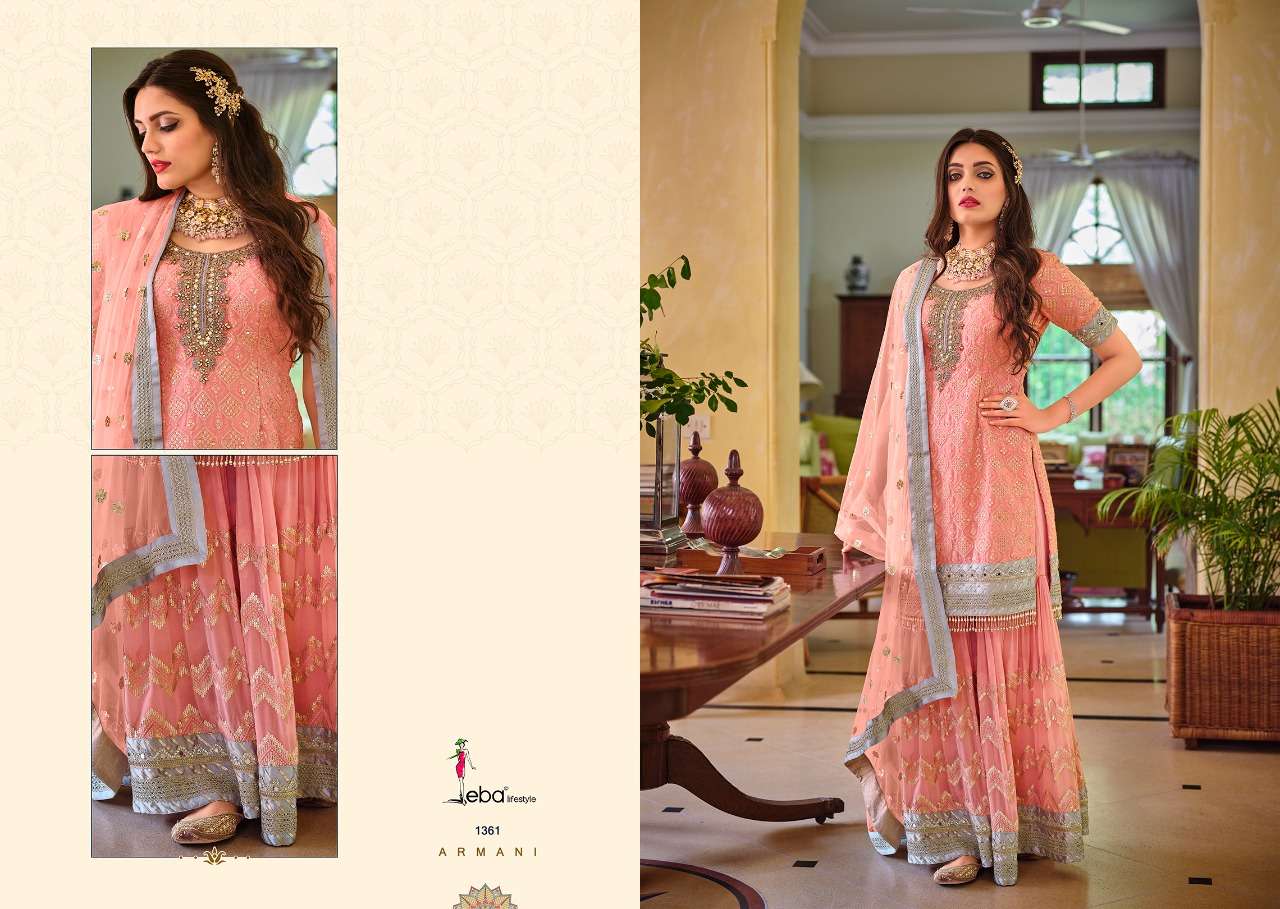 ARMANI georgette  Kurti Wholesale catalog