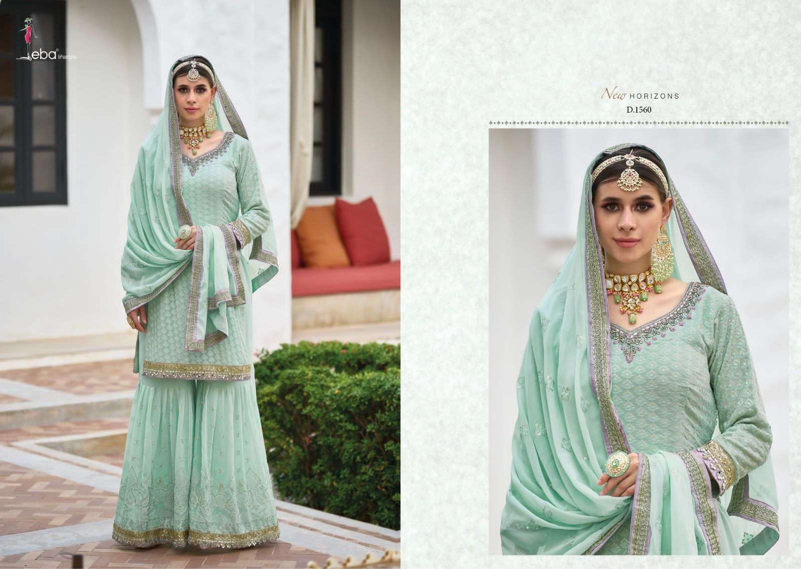 ARMANI VOL - 4 faux georgette Salwar Kameez Wholesale catalog