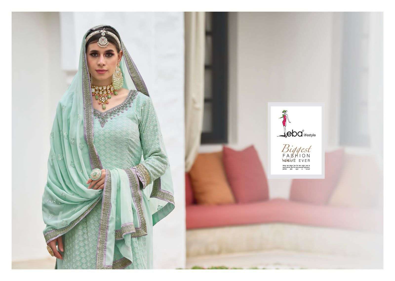 ARMANI VOL - 4 faux georgette Salwar Kameez Wholesale catalog