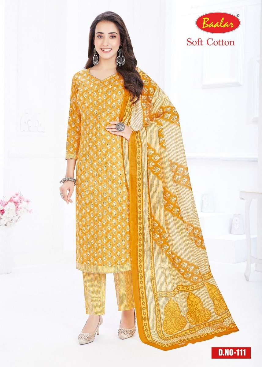 Baalar Soft Cotton Karachi – Dress Material - Wholesale Catalog