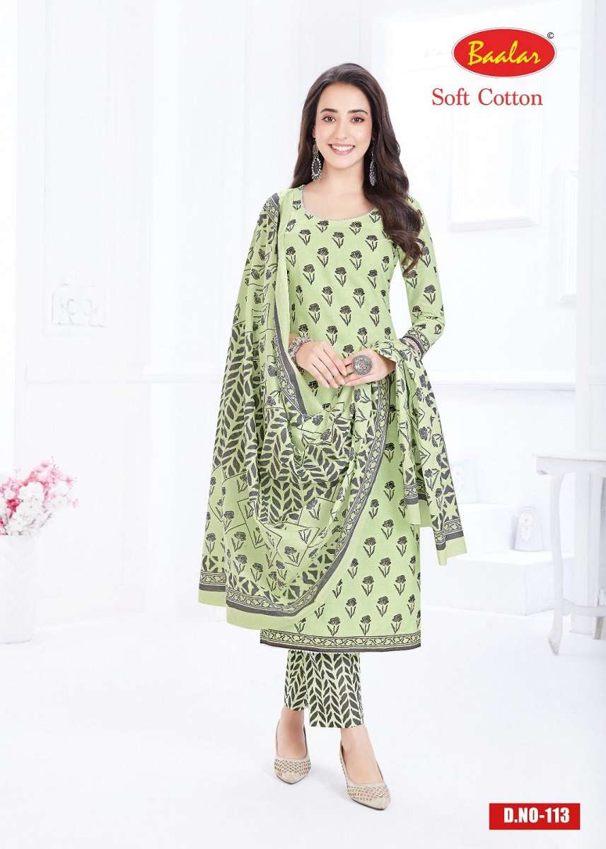 Baalar Soft Cotton Karachi – Dress Material - Wholesale Catalog
