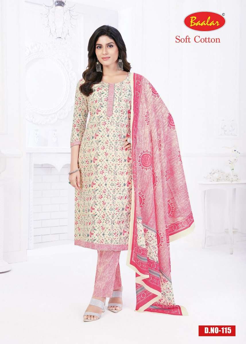 Baalar Soft Cotton Karachi – Dress Material - Wholesale Catalog