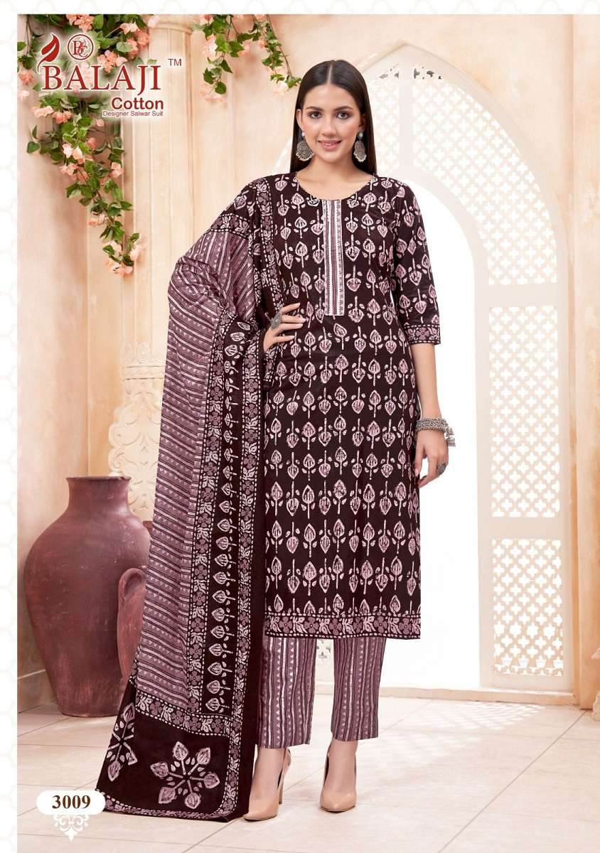 Balaji Battik Art Work Vol-3 – Kurti Pant With Dupatta - Wholesale Catalog