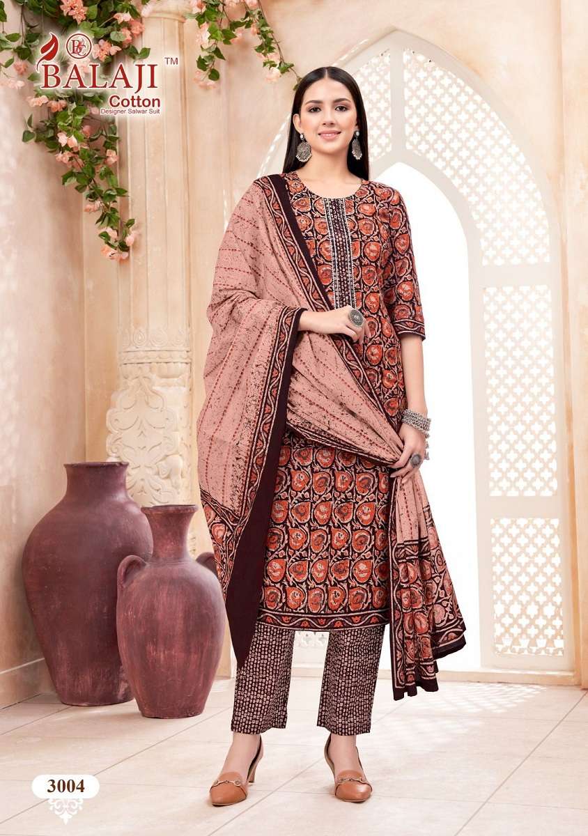 Balaji Battik Art Work Vol-3 – Kurti Pant With Dupatta - Wholesale Catalog