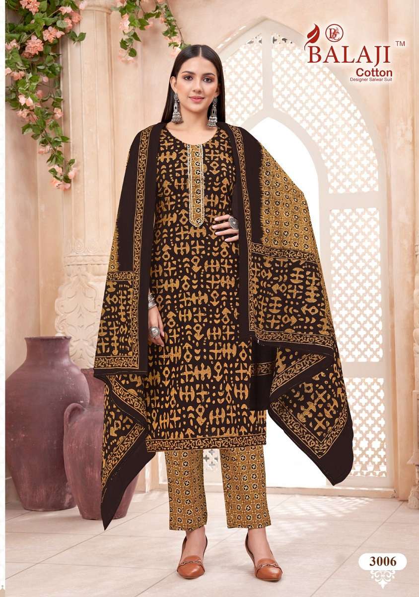 Balaji Battik Art Work Vol-3 – Kurti Pant With Dupatta - Wholesale Catalog
