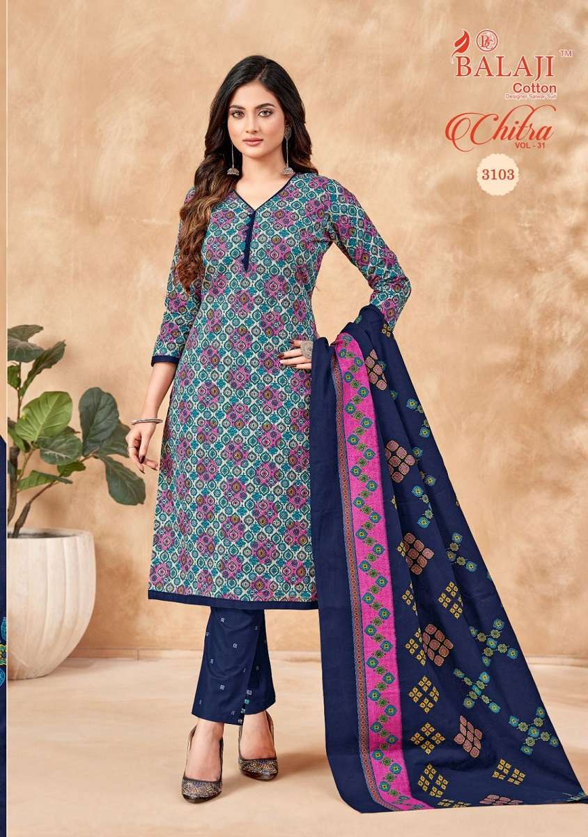 Balaji Chitra Vol-31-  Dress Material  - Wholesale Catalog