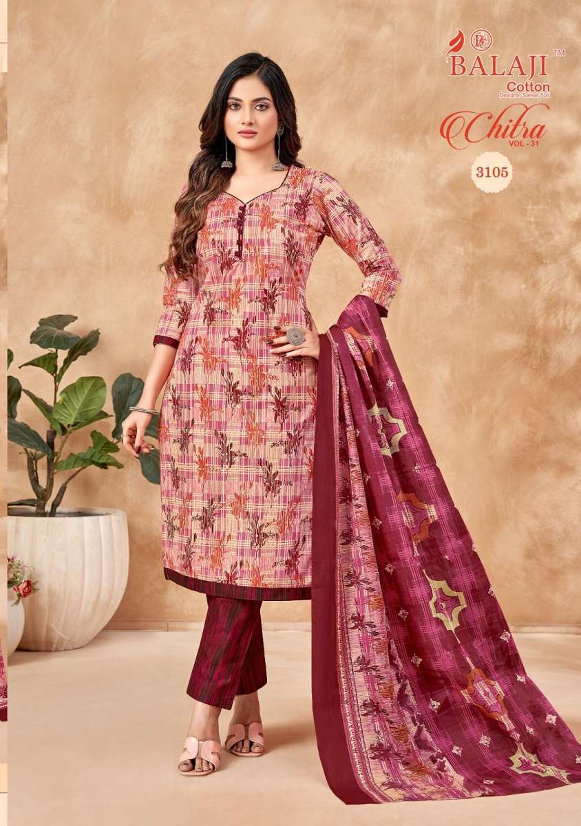 Balaji Chitra Vol-31-  Dress Material  - Wholesale Catalog