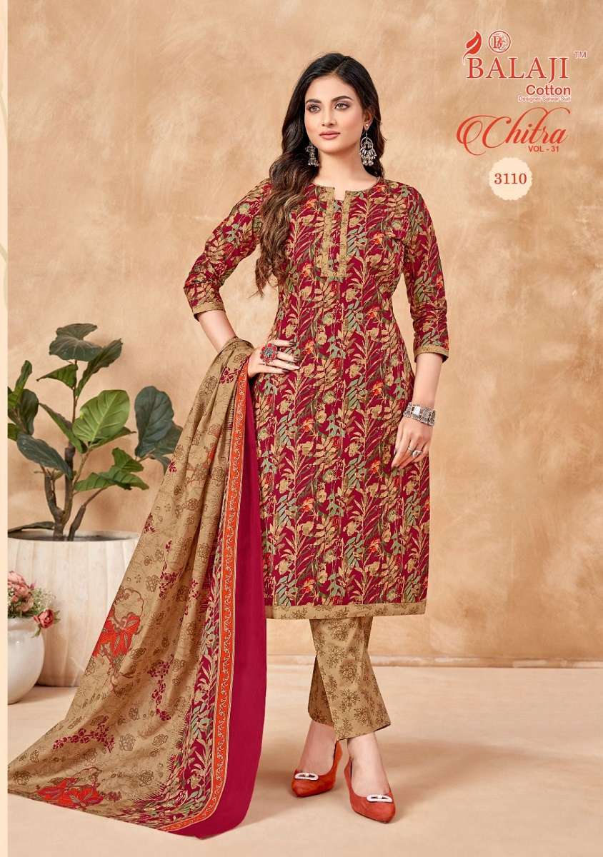 Balaji Chitra Vol-31-  Dress Material  - Wholesale Catalog