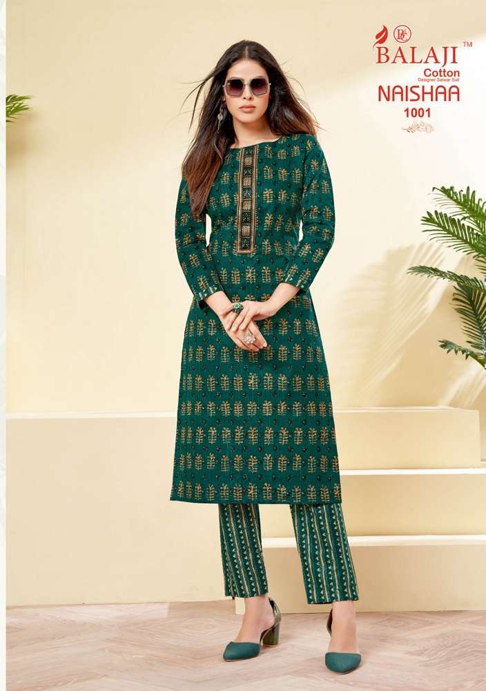 Balaji Naisha Vol-1 – Kurti With Pant - Wholesale Catalog