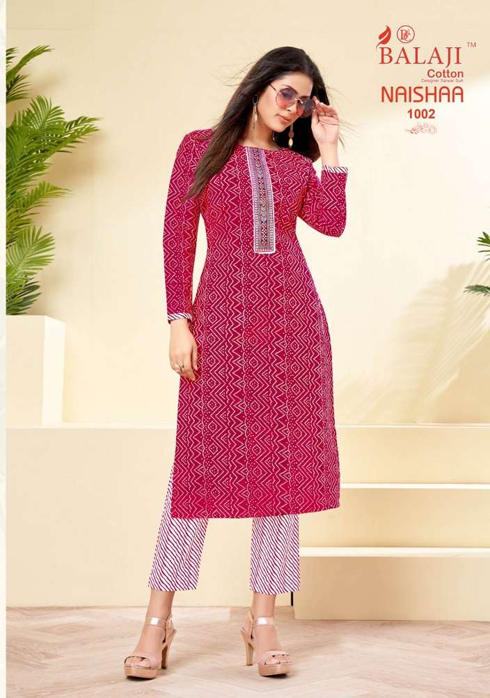Balaji Naisha Vol-1 – Kurti With Pant - Wholesale Catalog