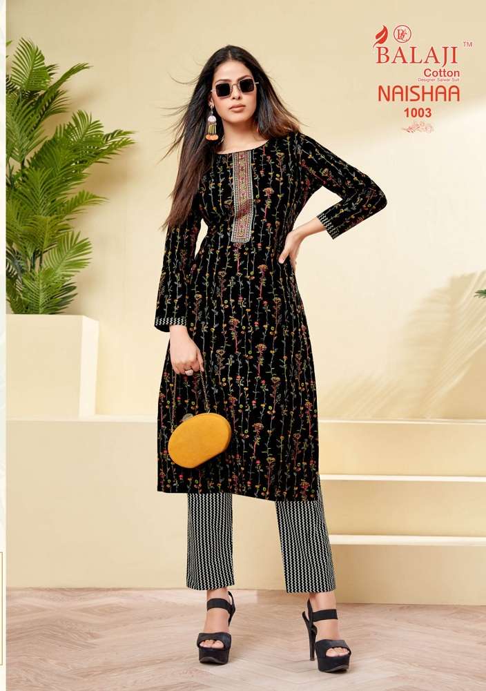 Balaji Naisha Vol-1 – Kurti With Pant - Wholesale Catalog
