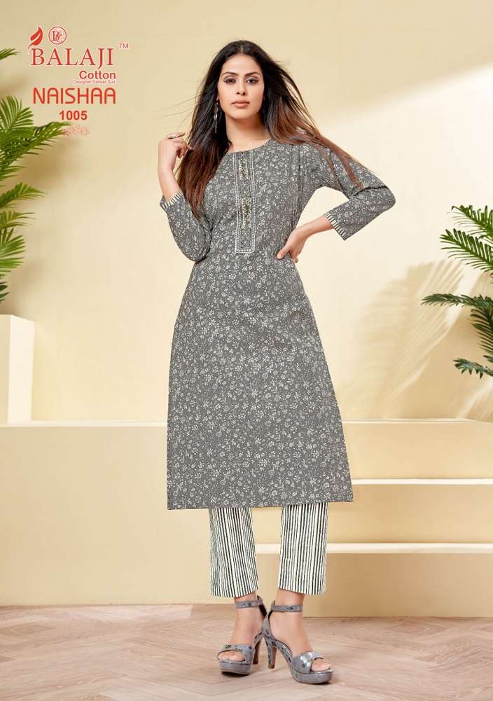 Balaji Naisha Vol-1 – Kurti With Pant - Wholesale Catalog