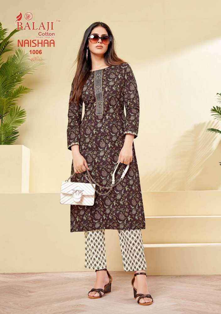 Balaji Naisha Vol-1 – Kurti With Pant - Wholesale Catalog