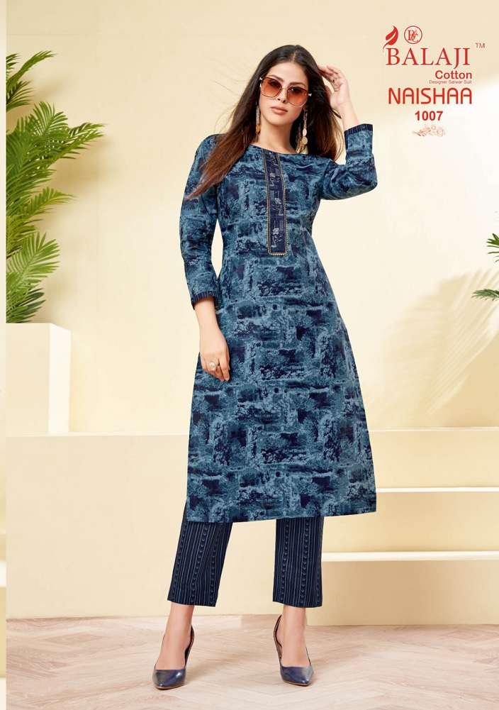 Balaji Naisha Vol-1 – Kurti With Pant - Wholesale Catalog