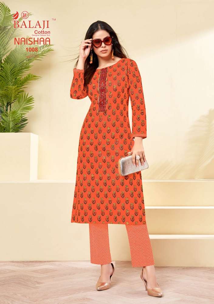 Balaji Naisha Vol-1 – Kurti With Pant - Wholesale Catalog