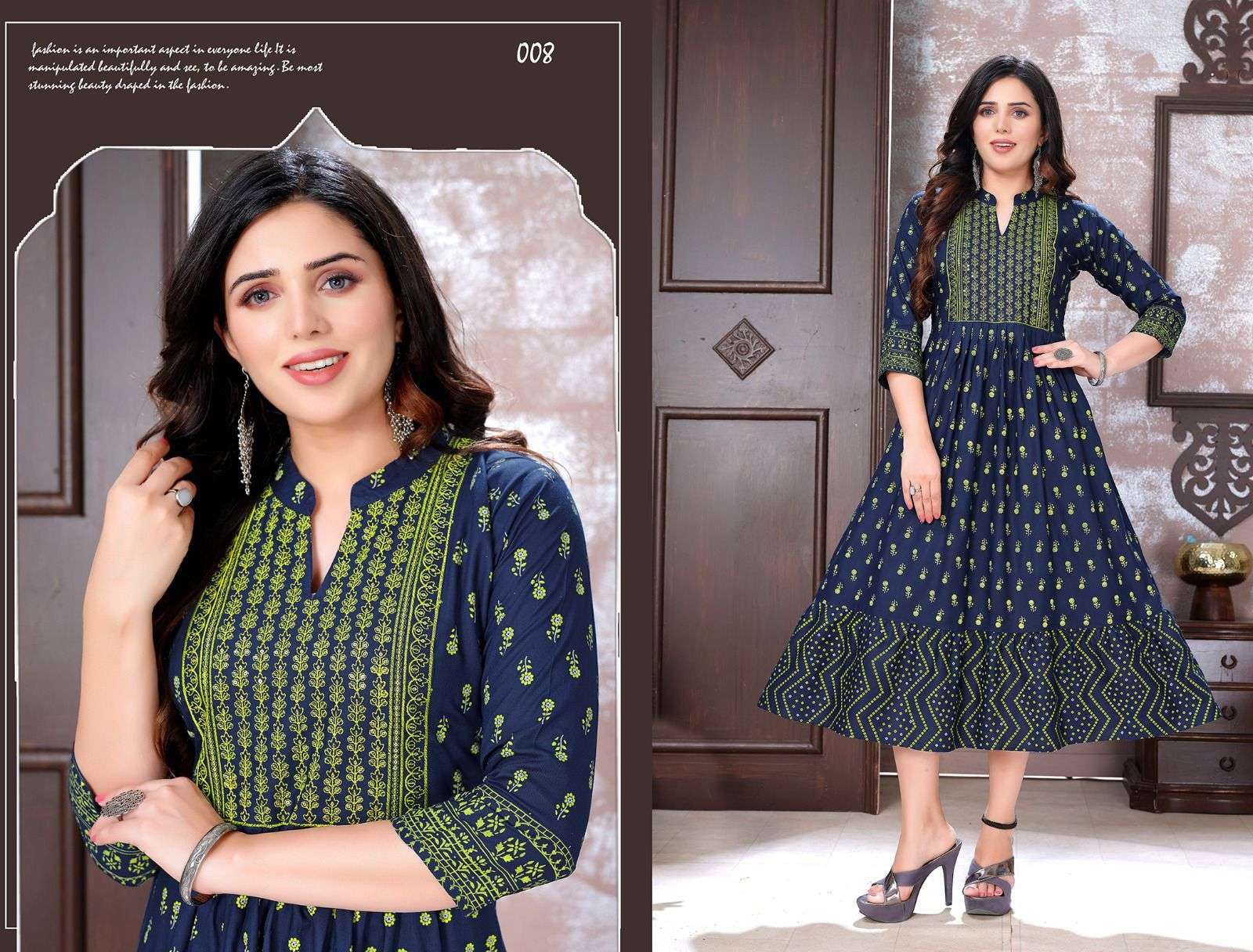 Beauty Queen 1st Eddition Rayon Kurti Wholesale catalog