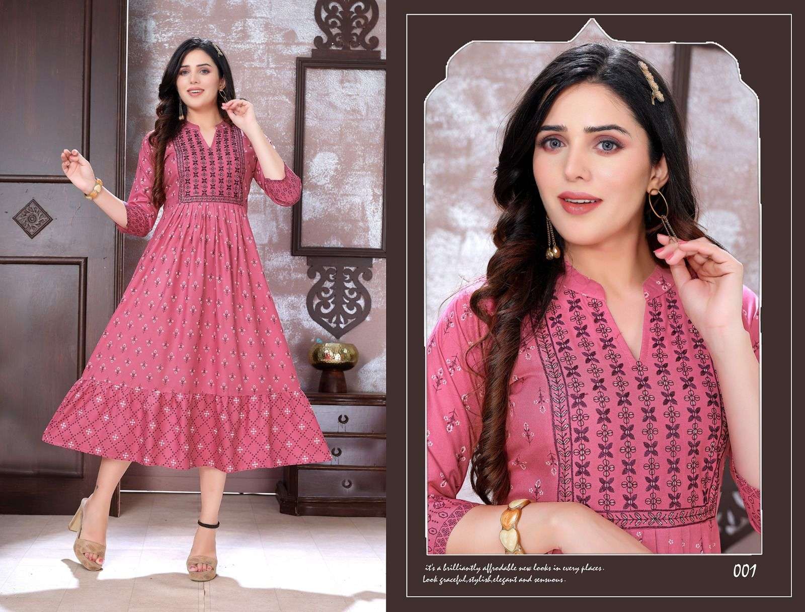 Beauty Queen 1st Eddition Rayon Kurti Wholesale catalog