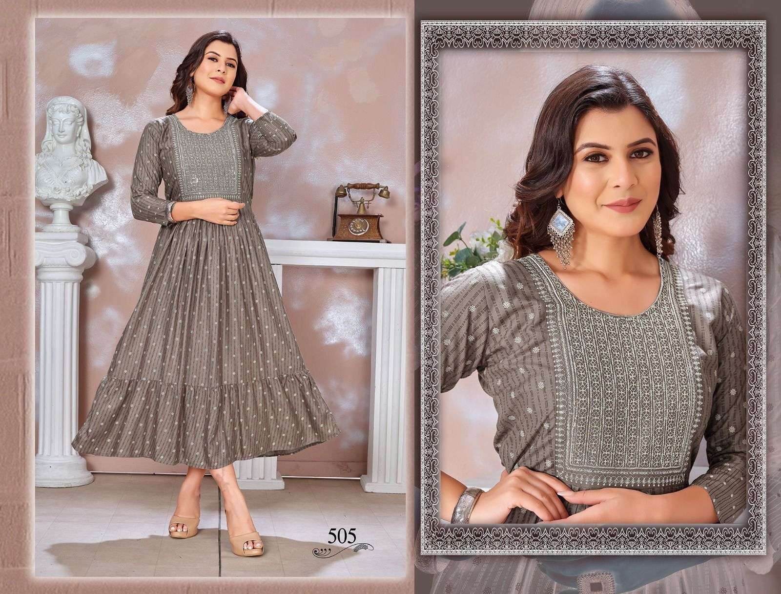 BEAUTY QUEEN BLESSED-3 Rayon Kurti Wholesale catalog